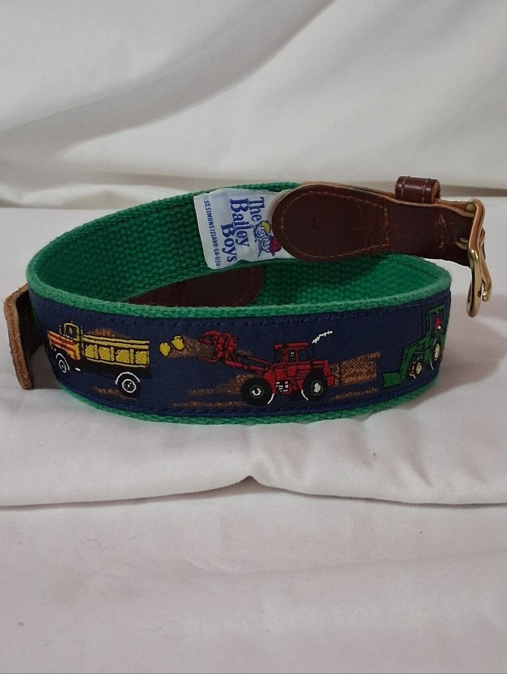 The Bailey Boys Leather Canvas Construction  Machinery Belt